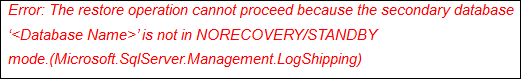 Troubleshooting Log Shipping Issues in SQL Server