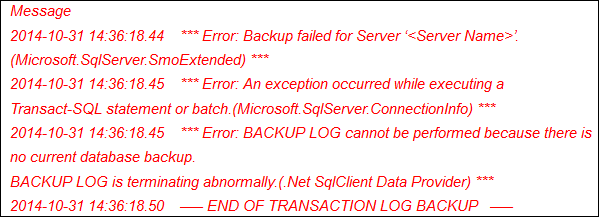 transaction-log-backup-error