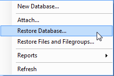 Attach Vs Restore SQL Database