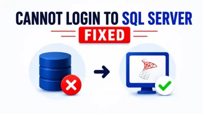 cannot login to sql server management studio fixed